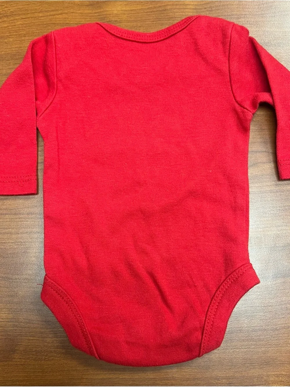 Garanimals Red Long-Sleeve 'Daddy's Riding Buddy' Motorcycle Bodysuit